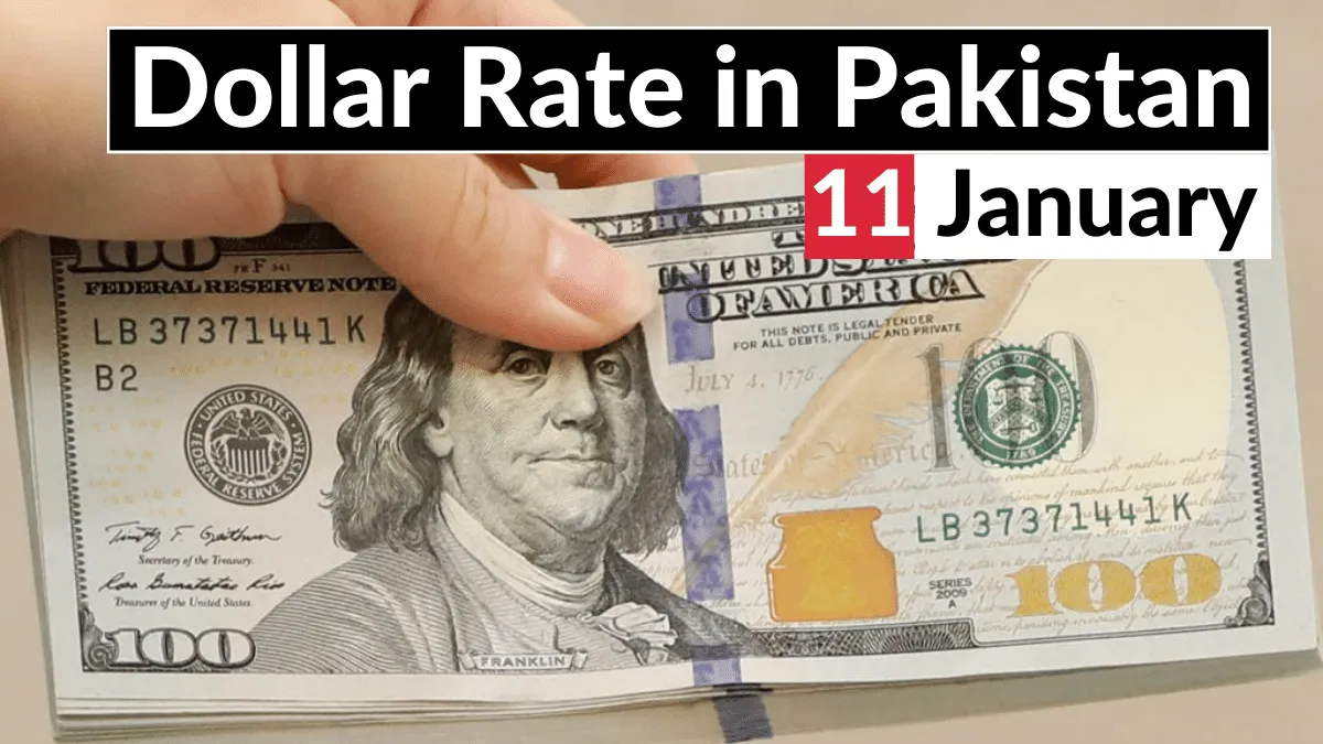 USD to PKR Dollar Rate in Pakistan 11 January 2024